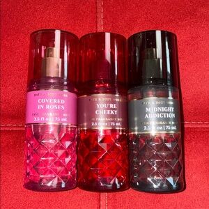 BBW 3pc Travel Size - Covered In Roses, Midnight Addiction, You’re Cheeky FFM